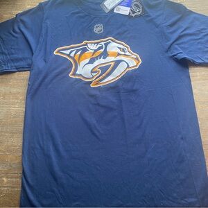 adidas Originals Blue Short Sleeve Tee with Graphic Logo